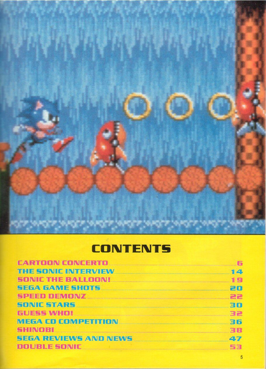 Sonic the Hedgehog Yearbook 1991 Page 4